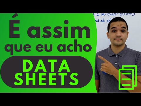 Vídeo: Onde conseguir datasheet dos componentes? 7 fontes confiáveis