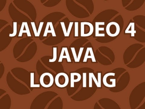 Java Video Tutorial 4