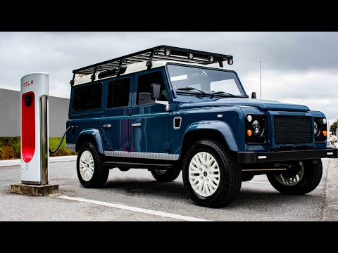 Tesla 450hp Land Rover Defender 110 by ECD