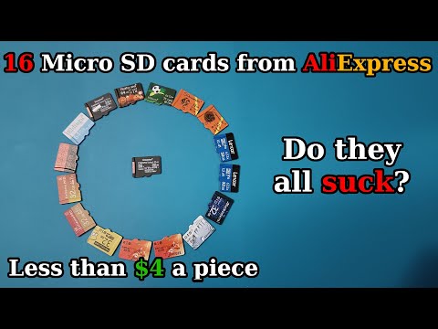16 Micro SD Cards bought from AliExpress for less than 4$ each! Do they Suck?