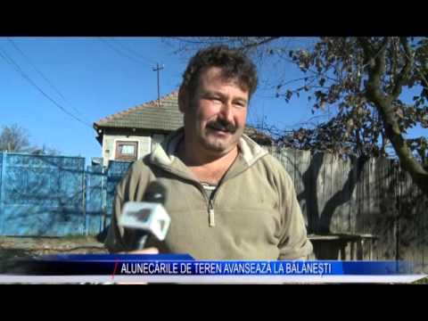 ALUNECARILE DE TEREN AVANSEAZA LA BALANESTI