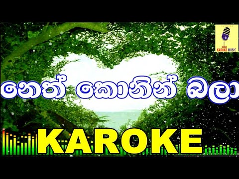 Neth Konin Bala - D Tap Karaoke Without Voice