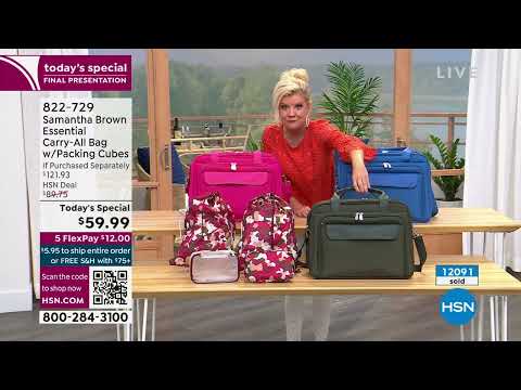 HSN | Samantha Brown Luggage Collection 02.28.2023 - 12 PM