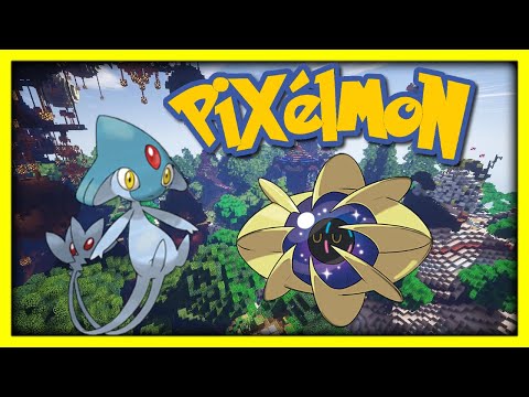 SERIE PIXELMON - Logro CAPTURAR A AZELF del TRÍO DEL LAGO 🐀  EVOLUCIONO A COSMOG (MINECRAFT/POKEMON)