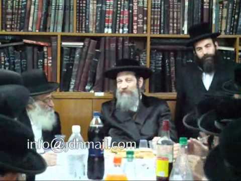 Kabolas Ponim for Burshtiner Rebbe in Yerushalayim - Cheshvan 57771