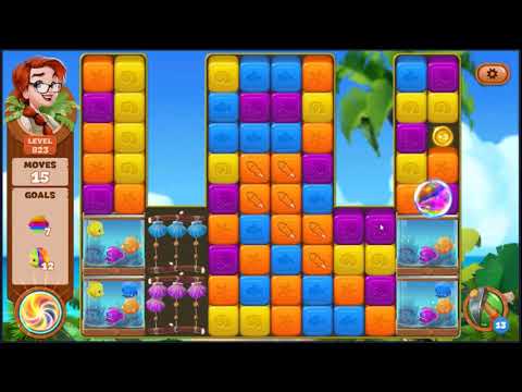 Lost Island Blast Adventure Level 823 - NO BOOSTERS 🏝️ | SKILLGAMING ✔️