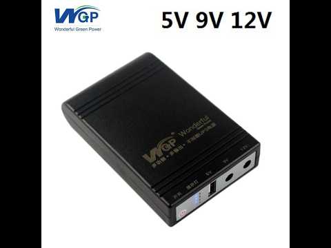 WGP mini UPS input 12v output 5/9/12V (10400mAh) 5426