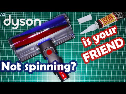 Dyson Soft Cleaner Head - not spinning - kind of repair