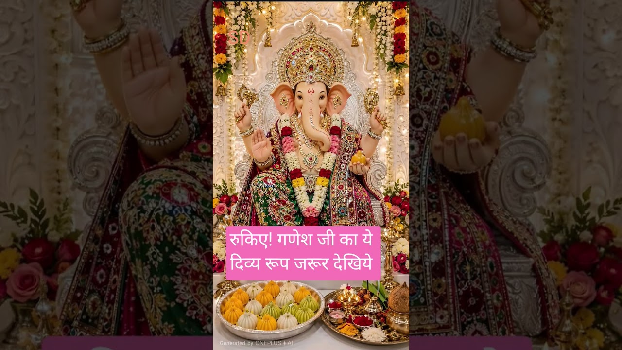 ✨विघ्न हर्ता गणेश जी का अद्भुद रूप🌸#ganpatibappamorya #ganeshchaturthi #ganesh #short #viral #bhakti