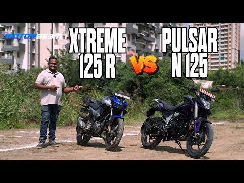 Bajaj Pulsar N 125 vs Hero Xtreme 125 R - Most Stylish 125cc Bike In India! | MotorBeam
