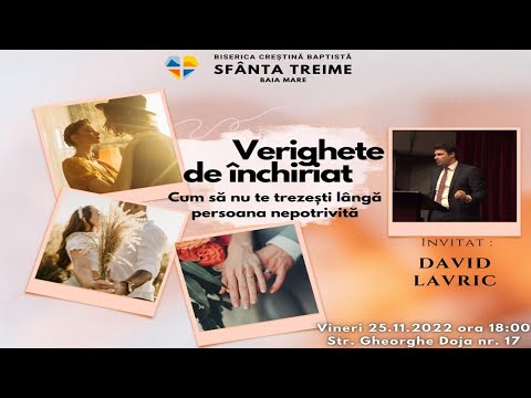 David Lavric - Cum să nu te trezești lângă persoana nepotrivită