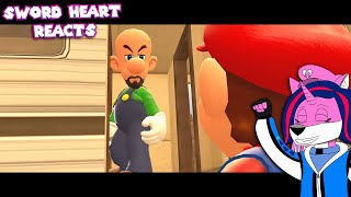 Sword Heart Reacts To SMG4: Breaking Luigi