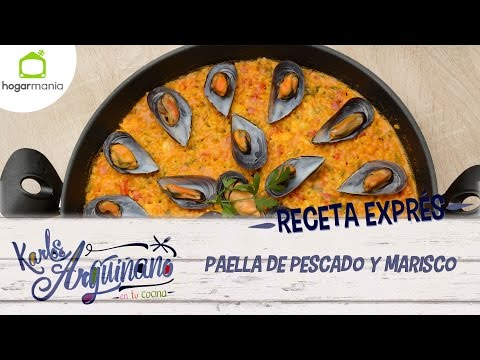 Karlos Arguiñano: Receta de Paella de pescado y marisco