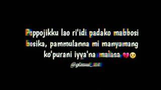 Download lagu STORY WHATSAPP || KATA KATA BUGIS MAPEDDI mp3