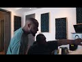 This was when Napji made Fem beat for Davido in the studio