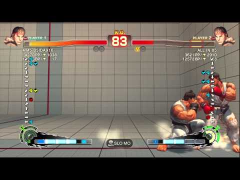 SSF4 AE 2012: MMS BSIDA916 (Ryu) vs ALLIN85 (Ryu) - Ranked Match (First to 5) - True HD - Prt.6