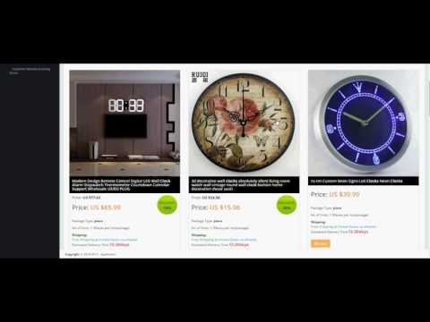 Search Import Products Aliexpress to Opencart