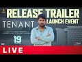 TENANT Release Trailer Launch Event LIVE | Sathyam Rajesh |  Megha Chowdhury | Shreyas Media