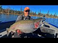 Video Thumbnail for Huge stocked trout Northern Saskatchewan