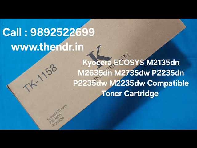 KYOCERA - Kyocera TK-1158 Toner Cartridge Importer from Mumbai