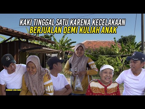 MESKI KAKI TINGGAL SATU KARENA KECEL4KA4N | TETAP BERJUALAN DEMI KULIAH 4NAK