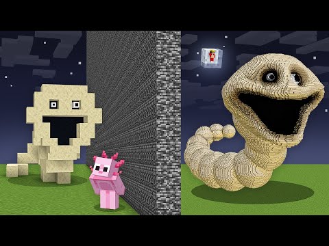 I Cheated With HUNGRY WORM in Minecraft Build Battle!