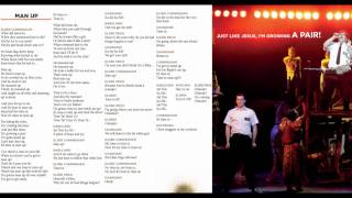 Book of Mormon - Man Up - Lyrics