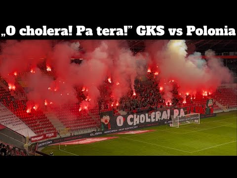„O cholera! Pa tera!” Oprawa na meczu GKS Tychy vs Polonia Bytom 12.09.2025r.