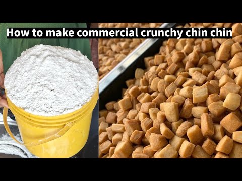 How to make commercial chinchin | crunchy and milky
