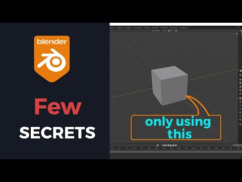Learn Blender secrets Only using Default CUBE