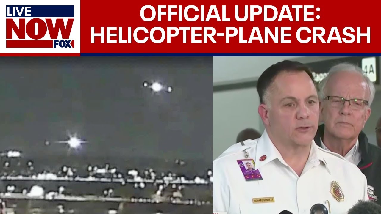 BREAKING: Officials full update on DC helicopter-plane crash