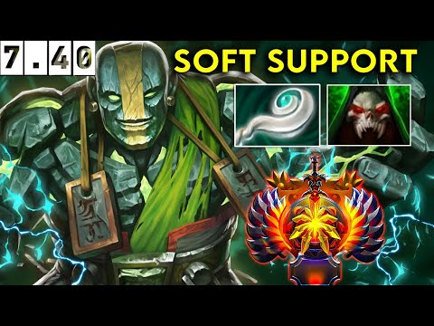 Earth Spirit Immortal Soft Support - Dota 2 Patch 7.40 Pro Pub Gameplay