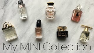 My Collection of Perfume Minis