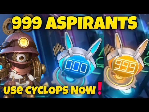 FAST AND EASY 999 ASPIRANTS STRATEGY USING CYCLOPS MCGG | Magic Chess gogo 