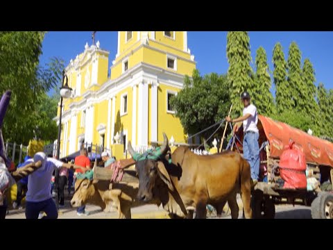 Fiestas del Señor de los Milagros en El Sauce reciben más de 100 carretas peregrinas de Somotillo