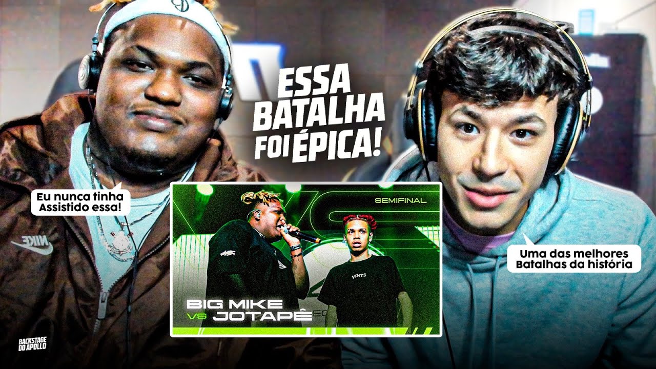 APOLLO E BIG MIKE REAGEM A BIG MIKE VS JOTAPÊ | SEMIFINAL - PLAYOFFS | #FMSBRASIL2024