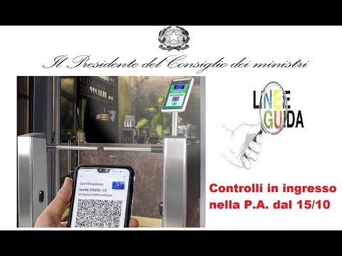 Prime Ministerial Decree (Draft) on entry controls (GREEN PASS) in the Public Administration from...