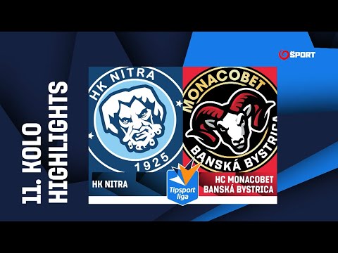 11. kolo: HK Nitra - HC MONACObet Banská Bystrica 4:1 (2:1, 0:0, 2:0)