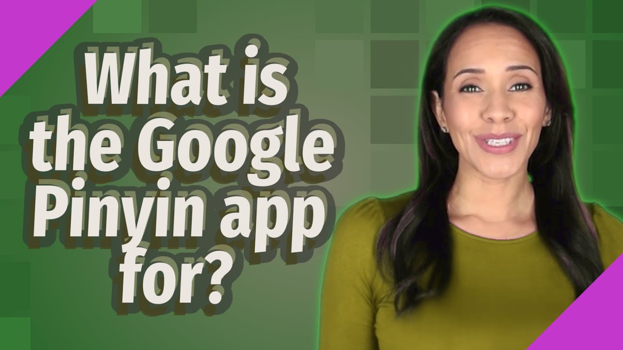 What is the Google Pinyin app for?