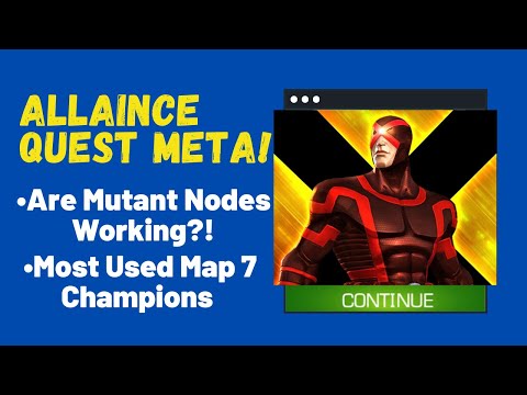 Alliance Quest Data! Map 7 Most Used Champions! State Of The "Mutant" Season!