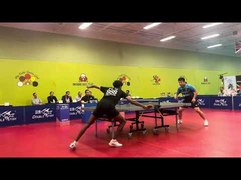 2024 Nova Open semi final Canada #1 player Eugene Zhen Wang vs US player Sid Naresh