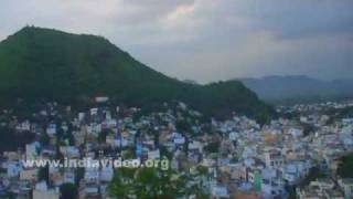 Vijayawada, a view from a hilltop