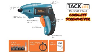TackLife Screwdriver Unboxing & Review - Model SDP60DCB