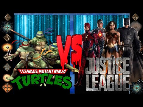 TMNT (Teenage Mutant Ninja Turtles) vs Justice League (DC) - Ultimate Mugen Fight 2025