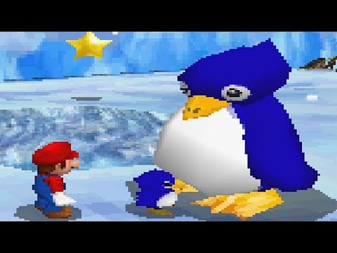 Super Mario 64 DS 100% Walkthrough Part 4 - Cool Cool Mountain + Bowser in the Dark World