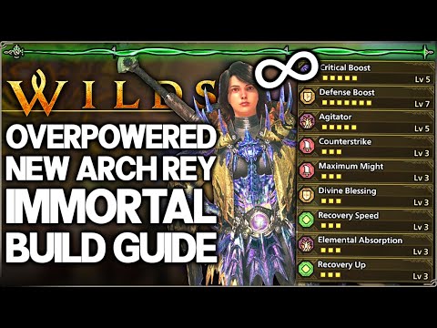 Monster Hunter Wilds - New OP Immortal Build Update - NEVER Cart & Highest Damage - All 14 Weapons!