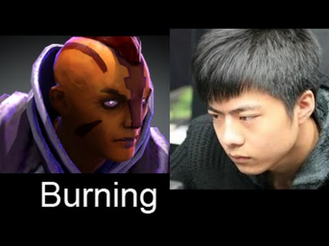 Dota2 Burning Anti-Mage 15 kills 1 death