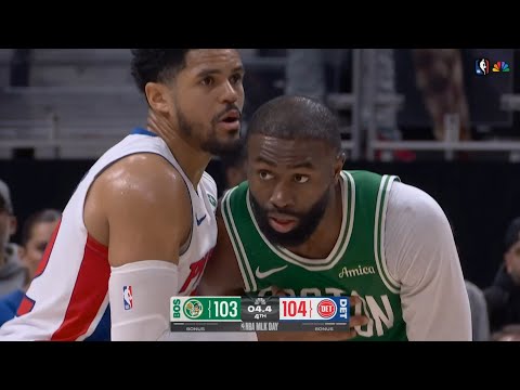 INTENSE ENDING Boston Celtics vs Detroit Pistons - Final 1:50
