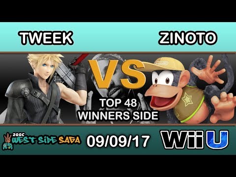 2GGC: West Side Saga - P1 | Tweek (Cloud) Vs. EG | Zinoto (Diddy Kong) - Top 48 Winners Side