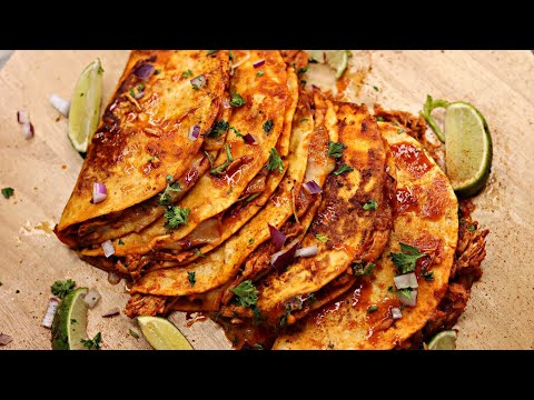 The BEST Pulled Chicken Tacos EVER